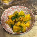 記念樹's cooksnap of when they made かぼちゃとほうれんそうのごまナッツ和え.