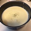 あいなずみみゅう's cooksnap of when they made バターなしで簡単ヘルシー^^ビシソワーズ.