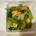 ★ kumi ★'s cooksnap of when they made ☆簡単☆小松菜とちくわの和風たまご炒め.
