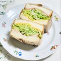 コムギ大好き's cooksnap of when they made コンビニと同じシャキシャキレタスサンド！.