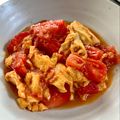 azbjbn's cooksnap of when they made トマトと卵の中華炒め.