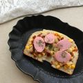 Ruriluru's cooksnap of when they made ウインナーとコーンのトースト★簡単おやつ.