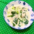 ふたごゆき's cooksnap of when they made 簡単美味い♡鶏胸肉と小松菜のクリーム煮♡.