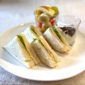 かっちゃん杉's cooksnap of when they made ハムとチーズのカレーマヨ味サンドイッチ.