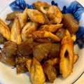 yu228's cooksnap of when they made こんにゃくと竹輪の鶏だし炒め【作り置き】.