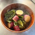 azbjbn's cooksnap of when they made さつま芋とキャベツのみそ汁.