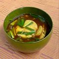 島子☆'s cooksnap of when they made 秋です。旬な里芋とニラのみそ汁.