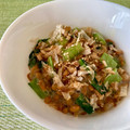 ビートルズ食堂's cooksnap of when they made 納豆の小松菜和え。カルシウムたっぷり。.