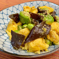 島子☆'s cooksnap of when they made アボカドと木耳と枝豆の卵炒め.