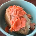 Yokchina's cooksnap of when they made 鮭入り我が家のお稲荷さん.