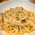 ぽしょしょ's cooksnap of when they made フライパン１つで♪簡単濃厚カルボナーラ.