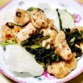 ダリア☆'s cooksnap of when they made 鶏むね肉のニラしょうゆ炒め.