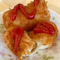 chocoraママ's cooksnap of when they made ライスペーパーで＊チーズハットグ風.