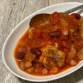 まくのうち's cooksnap of when they made 鶏肉と大豆のトマト煮込み.