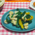 Iris77☆彡☆彡's cooksnap of when they made ⭐簡単⭐ピーマン・むきえび⭐ウマ塩炒め♪.