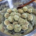 たつき0011's cooksnap of when they made 簡単♪米粉ときなこのスノーボールクッキー.
