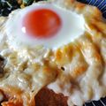 なち☆★'s cooksnap of when they made 半熟の黄身がトロ～リ！　クロックマダム♪.
