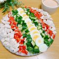 ルパンのかあさん☆彡's cooksnap of when they made 自家製ドレッシングのコブサラダ.