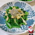 オウジリリノエ's cooksnap of when they made 小松菜とおじゃこの塩昆布炒め.