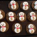 さなあお's cooksnap of when they made クリスマスに♥マシュマロ雪だるまクッキー.