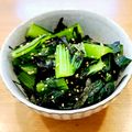 かなりんココりん's cooksnap of when they made 我が家の常備菜☆海苔と小松菜の中華和え.