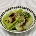 umemodoki's cooksnap of when they made 【湯引きレタス】止まらん!レンジで台湾風.