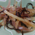 monjimari's cooksnap of when they made みょうがの茎の塩昆布和え.