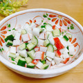 ルパンのかあさん☆彡's cooksnap of when they made 長芋と胡瓜とカニかまの白だし和え.