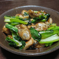 まぼさと's cooksnap of when they made 牡蠣と小松菜のオイスターソース炒め.