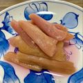 noufumama's cooksnap of when they made ずいきの甘酢煮.