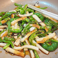 ゆーじん１１４'s cooksnap of when they made 和食の副菜☆ちくわとピーマンの塩昆布炒め.