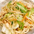cookjun★'s cooksnap of when they made ☆焼きうどん☆.