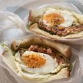 南風♡'s cooksnap of when they made たっぷりキャベツ♡鮭と半熟卵のサンド.