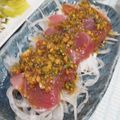 rarararako's cooksnap of when they made マグロのカルパッチョ風サラダ.