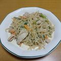 55才のおじさん's cooksnap of when they made 豚肉ともやしとニラのスタミナ炒め.