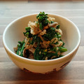 山わろ's cooksnap of when they made 菜の花のからし和え☆枚方市給食.