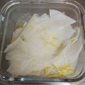 マロンメアリー195's cooksnap of when they made 大根の甘酢漬け～柚子入り～.