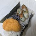 わかポン☆'s cooksnap of when they made 小さな『のり弁』☆スティックおにぎり！.