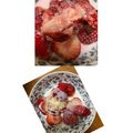 horseland's cooksnap of when they made 苺にはこれ！練乳、砂糖、ミルクで決まり〜.