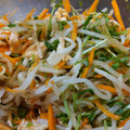 あゆたっくん's cooksnap of when they made 懐かしの給食の味☆野菜とささみの和え物♪.