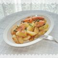 ゆーじん１１４'s cooksnap of when they made 鮭とじゃがいもの塩バター.