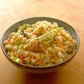 れもんらむね's cooksnap of when they made ☆簡単☆カニカマとレタスの旨だし炒飯.