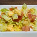 ＊＊天然水＊＊'s cooksnap of when they made キャベツ＆トマト＆卵の彩りサラダ.