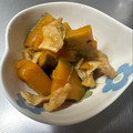 K0A9O0R8U♪'s cooksnap of when they made かぼちゃと油揚げの煮もの.