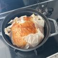 クックNEAEXK☆'s cooksnap of when they made シンプル、捏ねない！ルクルーゼで焼くパン.
