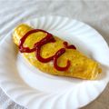 かっちゃん杉's cooksnap of when they made オムライスにケチャップでメッセージ.