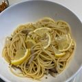 yuuhigao's cooksnap of when they made さっぱり大葉とタコの冷製パスタ.