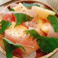 Yuuko7i's cooksnap of when they made メロンと生ハムサラダ♪.