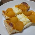 にゃおごろう's cooksnap of when they made びわとクリームチーズのパイ.