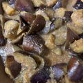 クック1H90Q0☆'s cooksnap of when they made ✿とろ～り茄子の胡麻味噌煮✿.